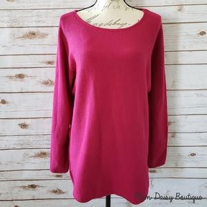 NWT Michael Kors High Low Hem Side Zip Sweater